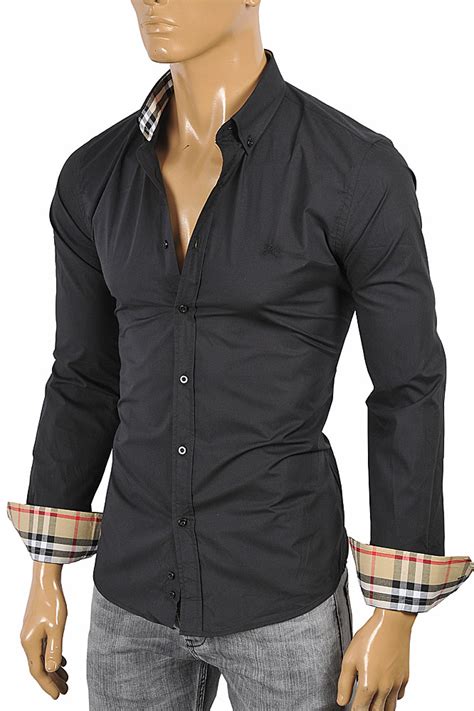 burberry dress long sleeves|Burberry shirt men's long sleeve.